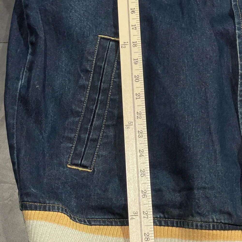 Vintage Rocawear Men's Full Zip‎ Double Pocket Dark Wash Denim Jacket XL -200